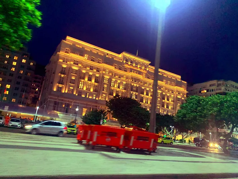 Copacabana Palace em 2025, na orla de Copacabana.