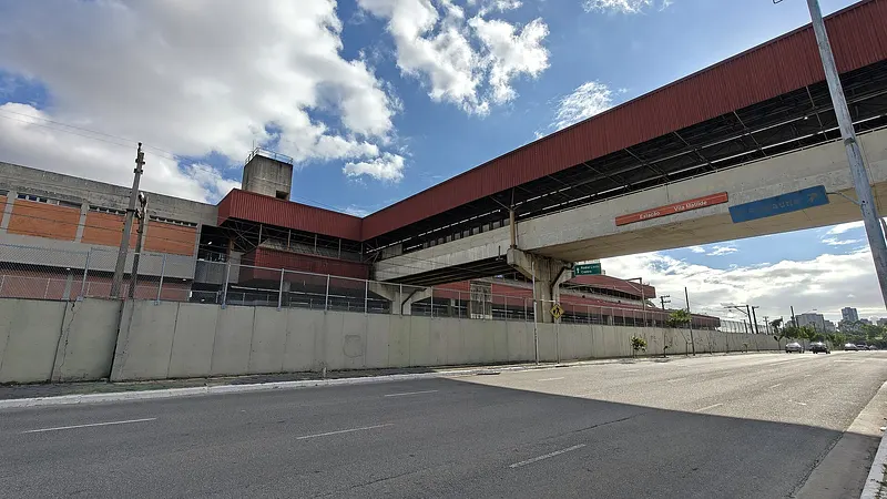 Vila Matilde metro station (Line 3-Red), São Paulo, Brazil